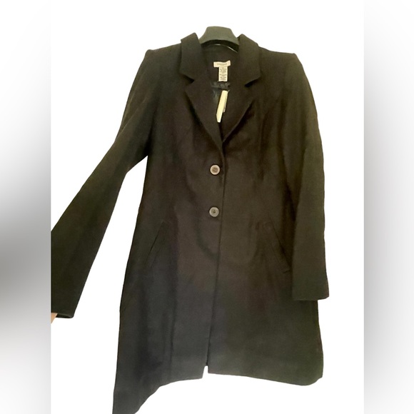 NWT Women’s Vertigo Black Pea Coat XXL - Picture 1 of 9